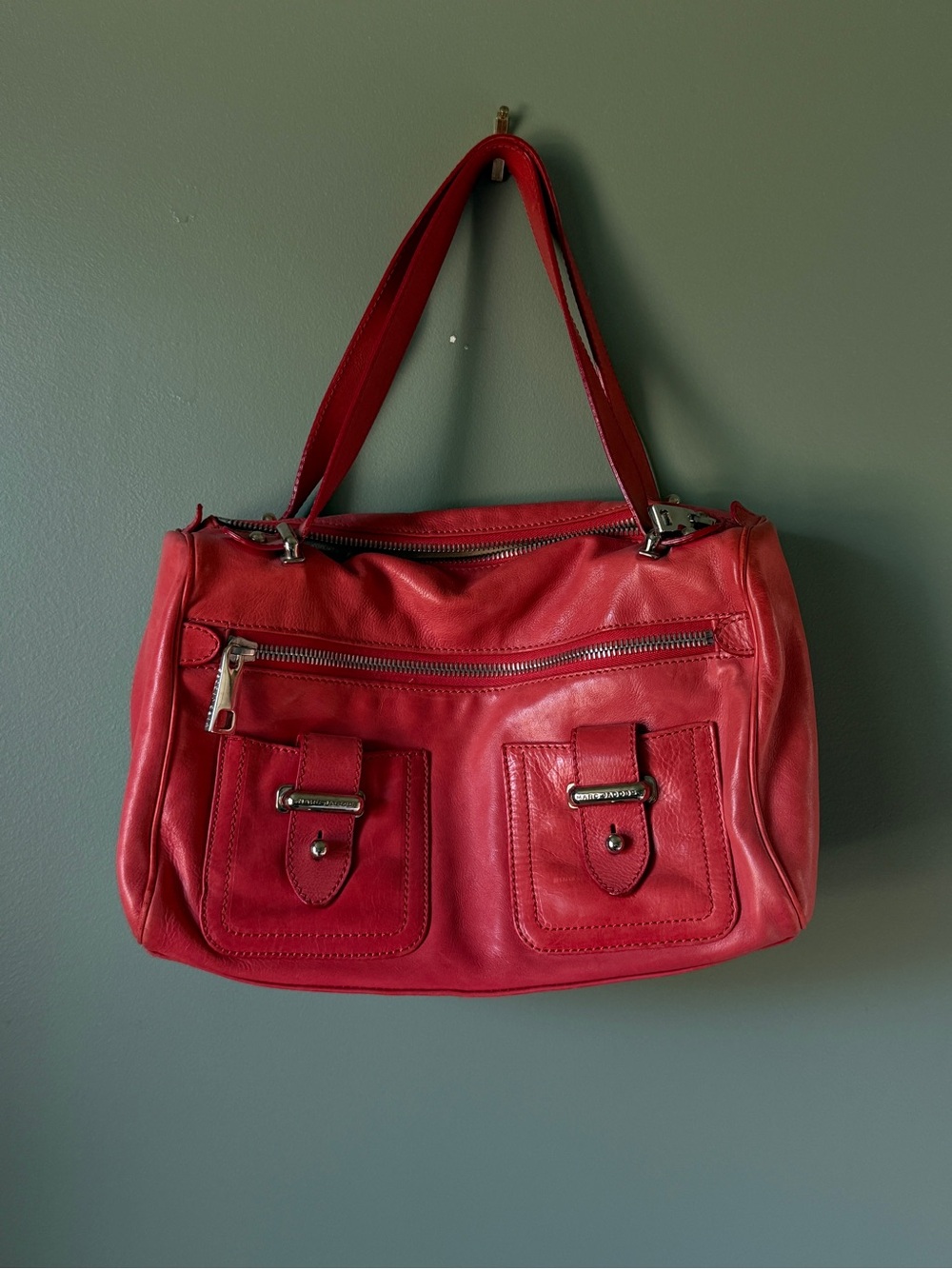 Marc Jacobs - Red - Leather Top Handle Bag